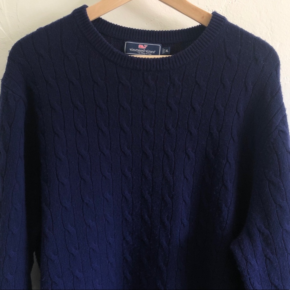 Vineyard Vines Men’s Wool Sweater Blue XL